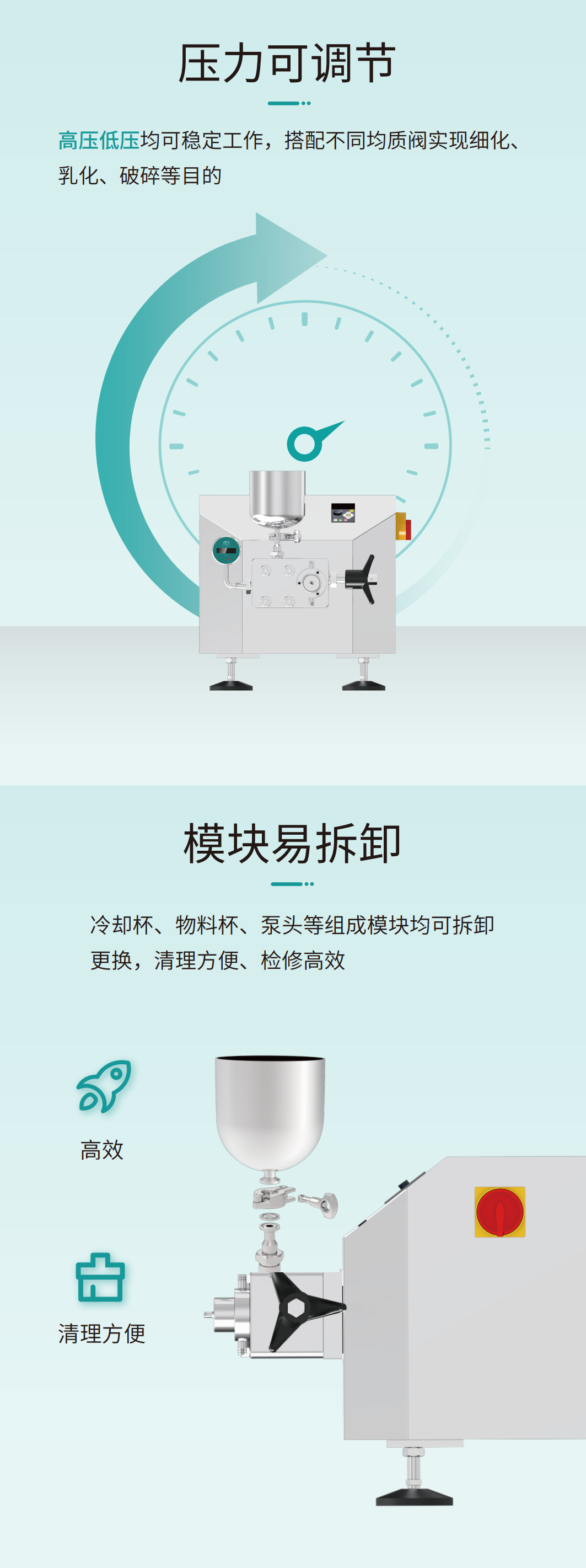壓力可調節 壓力可調節